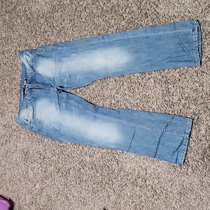 Buffalo Jean by David button 33x32 blue